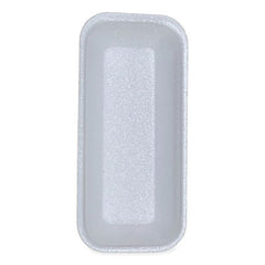 GEN Meat Trays, #1.5, 8.38 x 3.94 x 1.1, White, 1,000/Carton