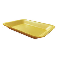 GEN Meat Trays, #8P, 10.8 x 8.82 x 1.5, Yellow, 200/Carton Butcher Food Containers - Office Ready