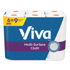 Viva® Multi-Surface Cloth Choose-A-Sheet Kitchen Roll Paper Towels, 11 x 5.9, White, 83/Roll, 6 Rolls/Pack, 4 Packs/Carton