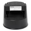 Rubbermaid® Commercial Rolling Step Stool, Curved Design, Curved Design, 2-Step, Retracting Casters, 350 lb Capacity, 16" Diameter x 13.5"h, Black Rolling Steps & Platforms - Office Ready