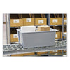 Rubbermaid® Commercial Palletote® Box, 19 gal, 23.5" x 19.5" x 10", Gray Covered Boxes & Bins - Office Ready