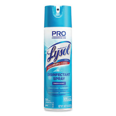 Professional LYSOL® Brand Disinfectant Spray, Fresh Scent, 19 oz Aerosol Spray, 12/Carton