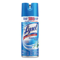 LYSOL® Brand Disinfectant Spray, Spring Waterfall Scent, 12.5 oz Aerosol Spray Disinfectants/Sanitizers - Office Ready