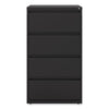 Alera® Lateral File, 4 Legal/Letter-Size File Drawers, Black, 30" x 18.63" x 52.5" Lateral File Cabinets - Office Ready