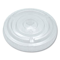 Boardwalk® Crystal-Clear Cold Cup Straw-Slot Lids, Fits 9 oz to 10 oz Cups, Clear, 100/Pack Cold Cup Lids - Office Ready