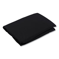 Iceberg iGear™ Fabric Table Top Cap Cover, Polyester, 30 x 96, Black Polyester Tablecloths - Office Ready