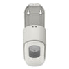 Dial® Professional Versa Dispenser for Pouch Refills, 15 oz, 3.75 x 3.38 x 8.75, Light Gray/White, 6/Carton Liquid Soap Dispensers, Manual - Office Ready