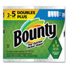 Bounty® Select-a-Size Kitchen Roll Paper Towels, 2-Ply, White, 6 x 11, 113 Sheets/Roll, 2 Double Plus Rolls/Pack, 4 Packs/Carton Perforated Paper Towel Rolls - Office Ready