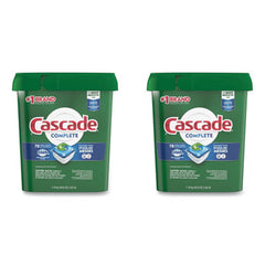 Cascade® ActionPacs®, Fresh Scent, 40.9 oz Tub, 78/Tub, 2 Tubs/Carton