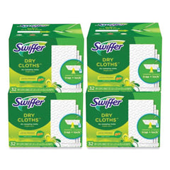 Swiffer® Dry Refill Cloths, White, 32 Box, 4 Boxes/Carton