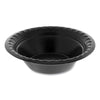 Pactiv Evergreen Placesetter® Deluxe Laminated Foam Dinnerware, Bowl, 4 oz, Black 1,250/Carton Bowls, Foam - Office Ready