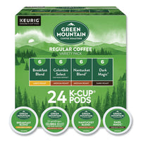 Green Mountain Coffee® Regular Variety Pack Coffee K-Cups®, Assorted Flavors, 24/Box Coffee K-Cups - Office Ready