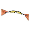 KleenGuard™ Nemesis* Safety Glasses, Black Frame, Amber Lens Wraparound Safety Glasses - Office Ready