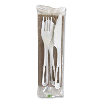 World Centric TPLA Compostable Cutlery, Spoon, 6, White, 1,000/Carton