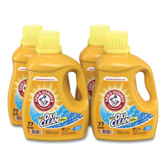 Arm & Hammer™ OxiClean™ Concentrated Liquid Laundry Detergent, Fresh, 100.5 oz Bottle, 4/Carton