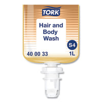 Tork® Hair and Body Wash, Clean Scent, 1 L, 6/Carton Liquid Soap Refills, Antibacterial - Office Ready