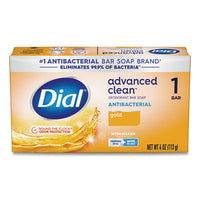 Dial® Deodorant Bar Soap, Iconic Dial Gold Fragrance, 4 oz Wrapped Retail Bar, 36/Carton Bar Soap, Antibacterial - Office Ready