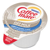 Coffee mate® Plant-Based Oat Milk Liquid Creamers, Natural Vanilla, 0.38 oz Mini Cups, 50/Box Coffee Creamers - Office Ready