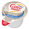 Coffee mate® Plant-Based Oat Milk Liquid Creamers, Natural Vanilla, 0.38 oz Mini Cups, 50/Box, 4 Boxes/Carton Coffee Creamers - Office Ready