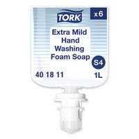 Tork® Extra Mild Foam Soap, Unscented, 1 L Refill, 6/Carton Foam Soap Refills - Office Ready