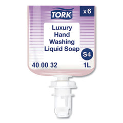 Tork® Luxury Liquid Soap, Soft Rose Scent, 1L Refill, 6/Carton