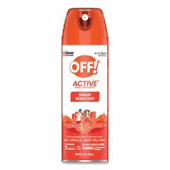 OFF!®  ACTIVE™ Insect Repellent, 6 oz Aerosol Spray, 12/Carton