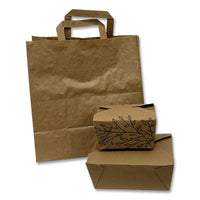 Kari-Out® Kraft Paper Bags, 11 x 7 x 12, Kraft Brown, 250/Carton Retail Shopping Bags & Sacks - Office Ready