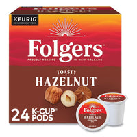 Folgers® Toasty Hazelnut Coffee K-Cups®, 24/Box Coffee K-Cups - Office Ready