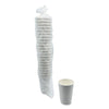 Boardwalk® Paper Hot Cups, Double-Walled, 12 oz, White, 25/Pack Hot Drink Cups, Paper - Office Ready