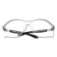 3M™ BX™ Molded-In Diopter Safety Glasses, 2.5+ Diopter Strength, Silver/Black Frame, Clear Lens Wraparound Magnifier Safety Glasses - Office Ready