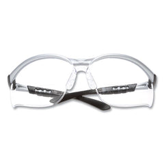 3M™ BX™ Molded-In Diopter Safety Glasses, 2.0+ Diopter Strength, Silver/Black Frame, Clear Lens