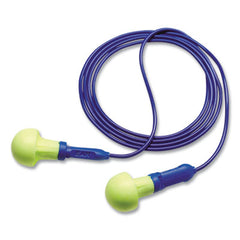 3M™ E·A·R™ Push-Ins™ Single-Use Earplugs, Corded, 28 dB NRR, Blue/Yellow, 200 Pairs