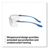 3M™ Virtua™ Sport CCS Protective Eyewear, Blue Plastic Frame, Clear Polycarbonate Lens Wraparound Safety Glasses - Office Ready