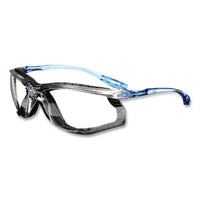 3M™ Virtua™ CCS Protective Eyewear with Foam Gasket, Blue Plastic Frame, Clear Polycarbonate Lens Wraparound Safety Glasses - Office Ready