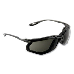 3M™ Virtua™ CCS Protective Eyewear with Foam Gasket, Black/Gray Plastic Frame, Gray Polycarbonate Lens