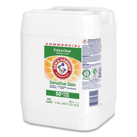 Arm & Hammer™ HE Compatible Liquid Detergent, Unscented, Free and Clear Scent, 5 gal Jug Laundry Detergents - Office Ready