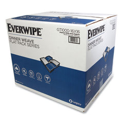 Everwipe™ Premium Linen-Like Guest Towel Napkins Flat Pack, 2-Ply, 16" x 16", White, 1,000/Carton