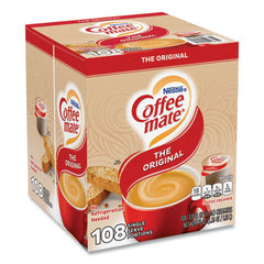 Coffee mate® Liquid Coffee Creamer, Original, 0.38 oz Mini Cups, 108/Carton