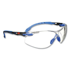 3M™ Solus™ 1000-Series Safety Glasses, Blue Plastic Frame, Clear Polycarbonate Lens