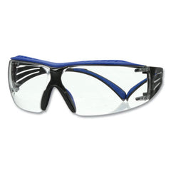 3M™ SecureFit™ Protective Eyewear, 400 Series, Blue/Gray Plastic Frame, Clear Polycarbonate Lens
