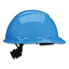 3M™ SecureFit™ H-Series Hard Hats, H-700 Vented Cap with UV Indicator, 4-Point Pressure Diffusion Ratchet Suspension, Blue Hard Hats - Office Ready