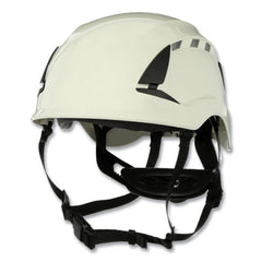 3M™ SecureFit™ X5000 Series Safety Helmets, Vented, 6-Point Pressure Diffusion Ratchet Suspension, White