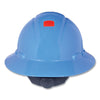 3M™ SecureFit™ H-Series Hard Hats, H-800 Hat with UV Indicator, 4-Point Pressure Diffusion Ratchet Suspension, Blue Hard Hats - Office Ready