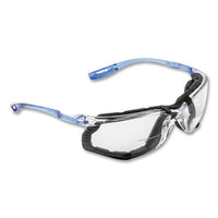 3M™ Virtua™ CCS Protective Eyewear with Foam Gasket, +1.5 Diopter Strength, Blue Plastic Frame, Clear Polycarbonate Lens Wraparound Magnifier Safety Glasses - Office Ready