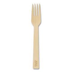 World Centric® Bamboo Cutlery, Fork, 6.7", Natural, 2,000/Carton