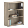 HON® 10500 Series™ Laminate Bookcase, Three Shelves, 36" x 13" x 43.75", Kingswood Walnut Shelf Bookcases - Office Ready