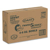 Dart® Famous Service® Impact Plastic Dinnerware, 5 to 6 oz, White, 125/Pack, 8 Packs/Carton Bowls, Plastic - Office Ready