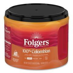 Folgers® 100% Colombian Coffee, 22.6 oz Canister