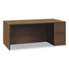 HON® 10500 Series™ Single Pedestal Desk, Right: Box/Box/File, 72" x 36" x 29.5", Pinnacle Pedestal Office Desks - Office Ready