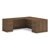 HON® 10500 Series™ Single Pedestal Desk, Right: Box/Box/File, 72" x 36" x 29.5", Pinnacle Pedestal Office Desks - Office Ready